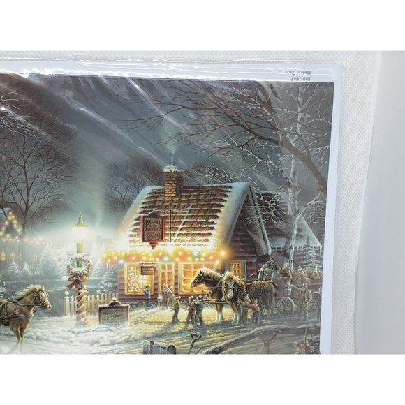 Christmas Greetings Terry Redlin Detailed Art Decorative Greeting Card - Picture 6 of 9